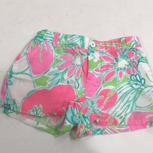 Girls Lilly Pulitzer flower shorts